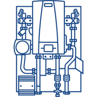 Icon Frischwasser-Gasthermenaustauschstationen