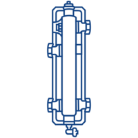 Icon Hydraulische Weichen und Lufttöpfe